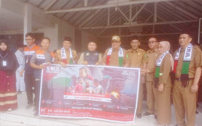 Peduli Kemanusiaan, SMPN 4 Kota Bengkulu jadi Sekolah Pertama Salurkan Bantuan untuk Palestina